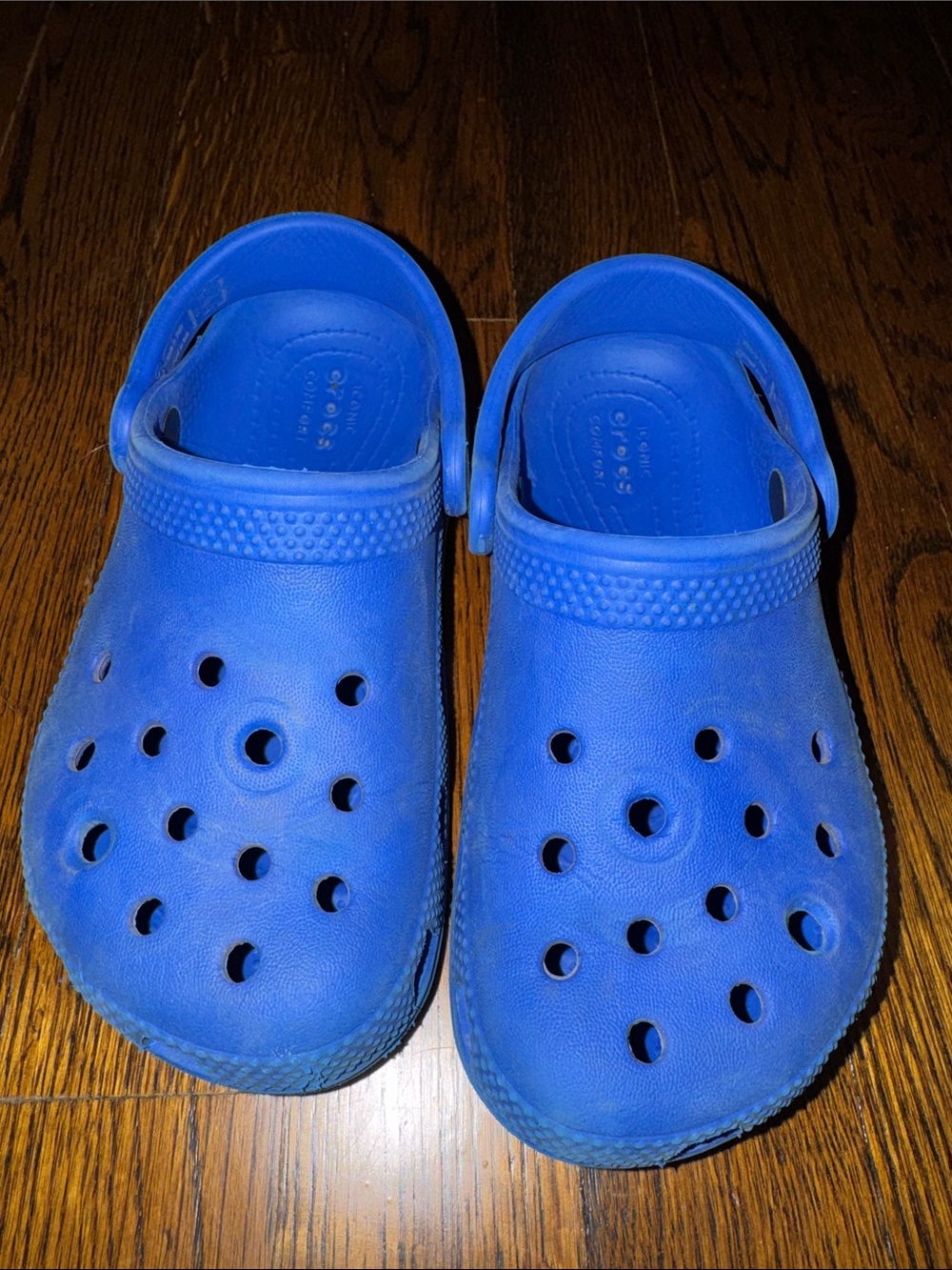 Boys Blue Crocs size 11